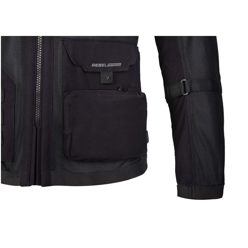 Motociklistička jakna Rebelhorn Brutale - crna rasprodaja