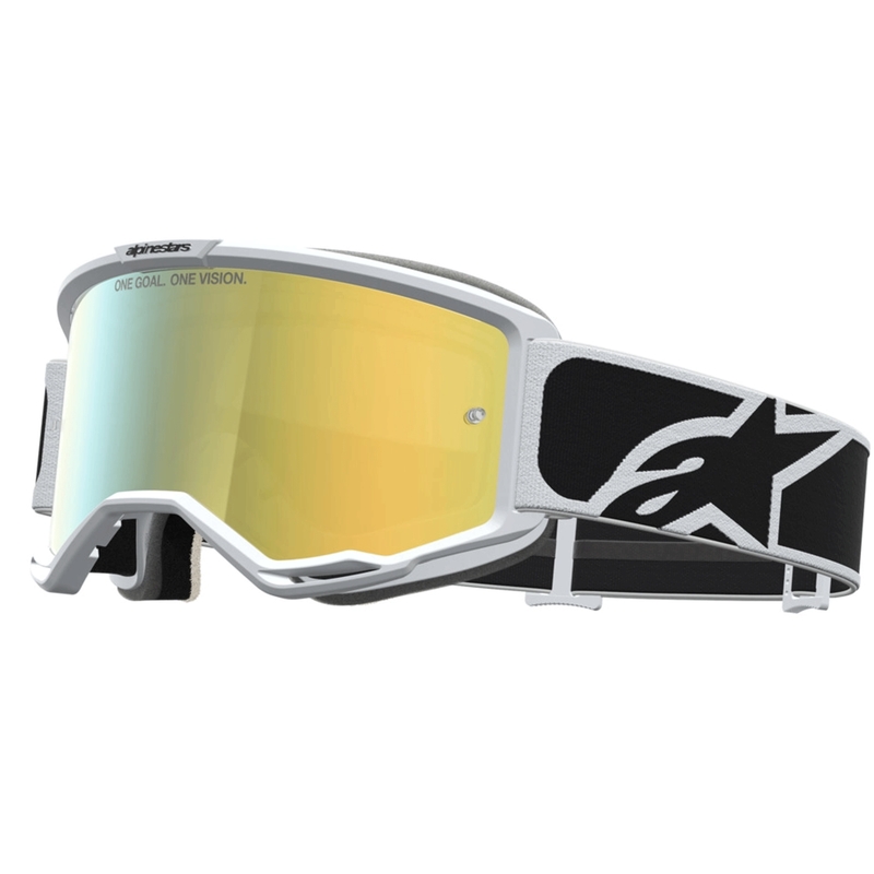 Alpinestars Vision 5 Rora motokros naočale crno-bijele