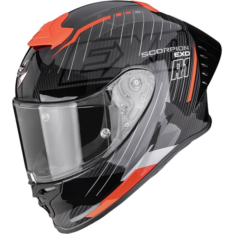 Scorpion EXO-R1 EVO II Air Surge integralna motociklistička kaciga crno-crvena