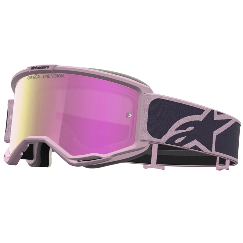 Alpinestars Vision 5 Rora motokros naočale tamno sive-roze
