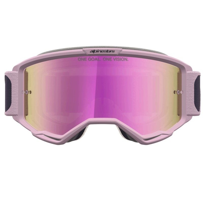Alpinestars Vision 5 Rora motokros naočale tamno sive-roze
