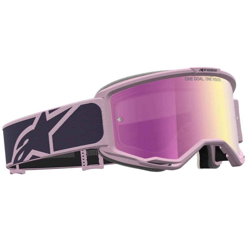 Alpinestars Vision 5 Rora motokros naočale tamno sive-roze