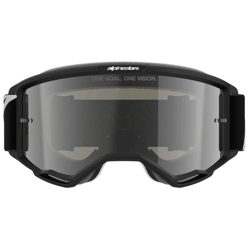 Alpinestars Vision 5 Corp 2 motokros naočale crno-bijele