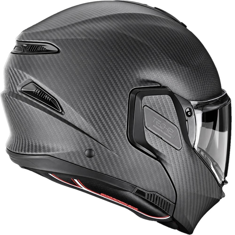 Scorpion EXO-TECH II Carbon Solid preklopna motociklistička kaciga mat crna