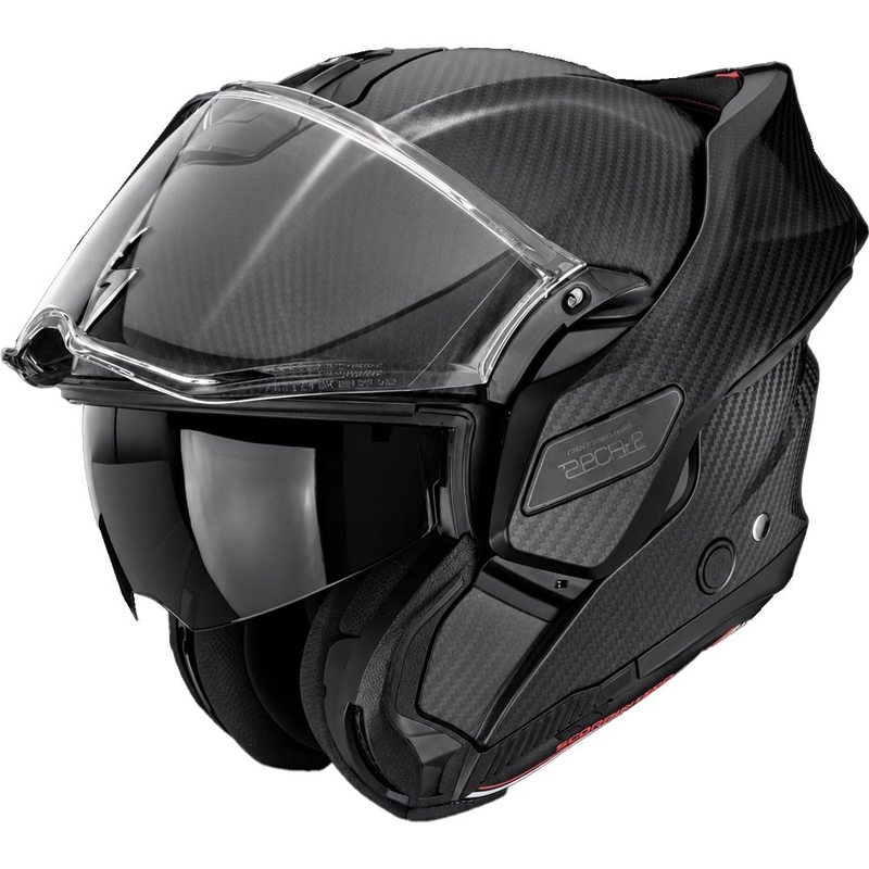Scorpion EXO-TECH II Carbon Solid preklopna motociklistička kaciga mat crna