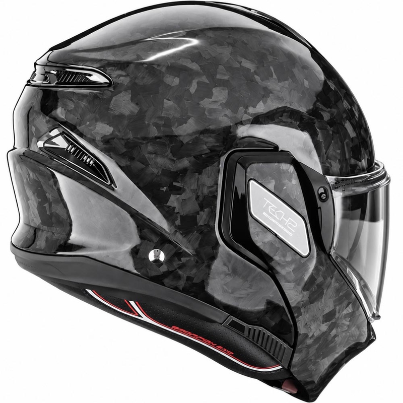 Scorpion EXO-TECH II Onyx Carbon preklopna motociklistička kaciga crna