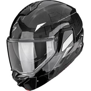 Scorpion EXO-TECH II Carbon Viator preklopna motociklistička kaciga crno-srebrna