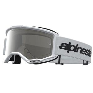 Alpinestars Vision 3 Wordmark motokros naočale bijelo-crne