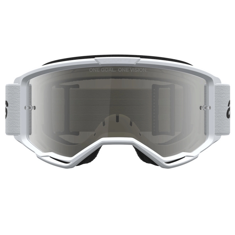 Alpinestars Vision 3 Wordmark motokros naočale bijelo-crne