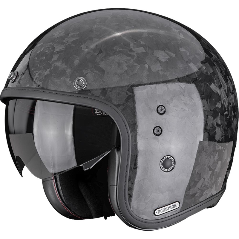 Scorpion Belfast II Carbon Onyx otvorena motociklistička kaciga crna