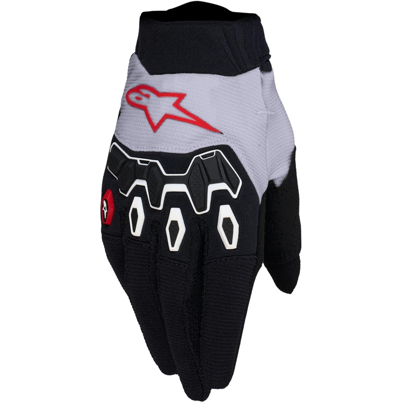 Alpinestars Full Bore V2 motokros rukavice svijetlo lila-crno-crvene