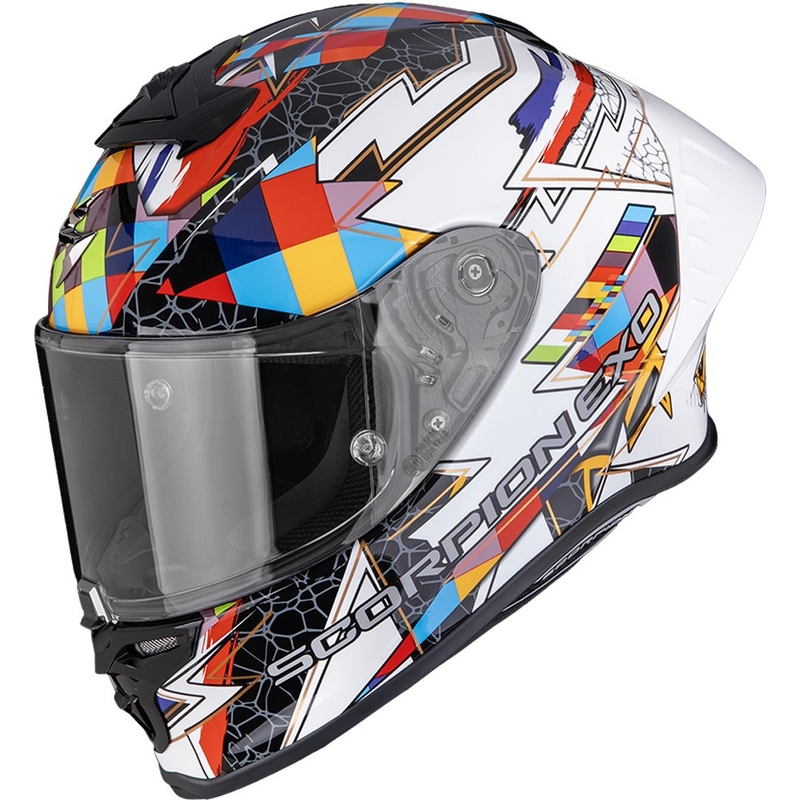 Scorpion EXO-R1 EVO II Air Pouls integralna motociklistička kaciga bijelo-višebojna