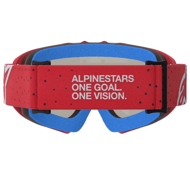 Alpinestars Vision Youth Vesta dječje motokros naočale, fluo crvene-kromirane