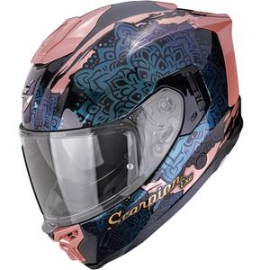 Scorpion EXO-1500 Air Vortex kaciga za motocikle s punim licem, crno-roza-kameleon