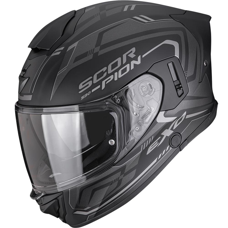 Scorpion EXO-530 Air Slope integralna motociklistička kaciga mat crno-srebrna