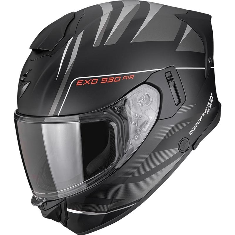 Scorpion EXO-530 Air Tigris integralna motociklistička kaciga mat crno-srebrne boje