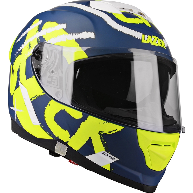 Lazer Rafale Street Integral motociklistička kaciga Blue-White-Fluo Yellow rasprodaja