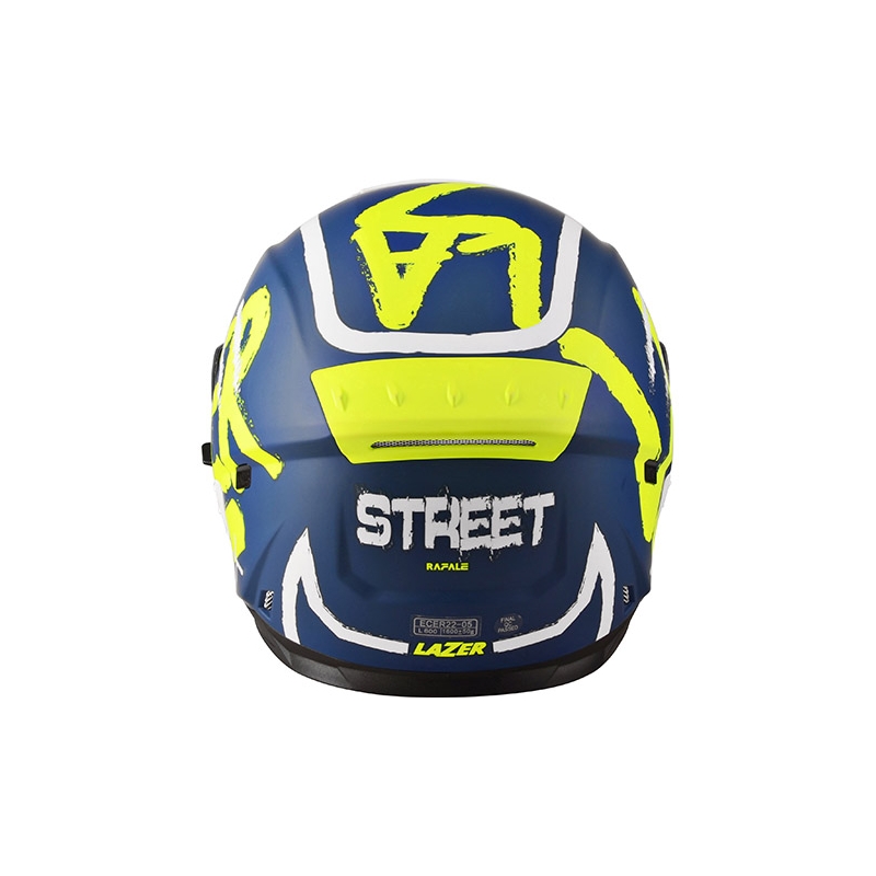 Lazer Rafale Street Integral motociklistička kaciga Blue-White-Fluo Yellow rasprodaja