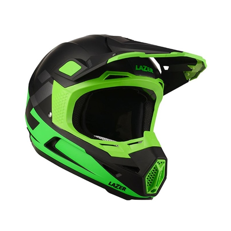 Motocross kaciga Lazer X9 Iron crno-fluo zelena