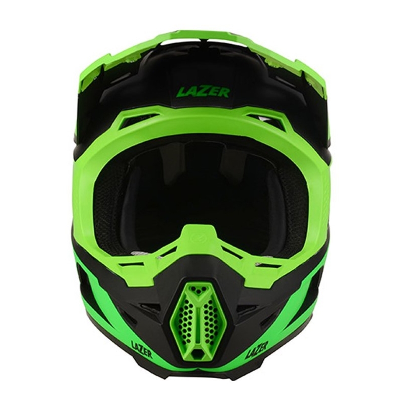 Motocross kaciga Lazer X9 Iron crno-fluo zelena