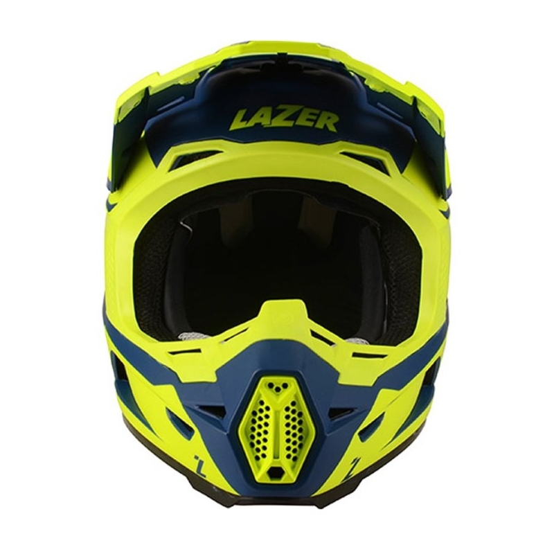 Motocross kaciga Lazer X9 Sprocket plavo-fluo žuta