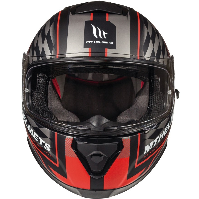 MT Thunder 3 SV Isle Of Man integralna motociklistička kaciga crno-sivo-crvena rasprodaja