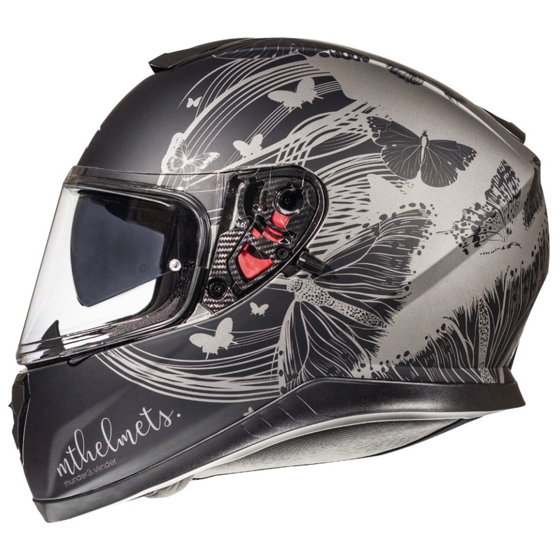 Integralna motociklistička kaciga MT Thunder 3 SV Vlinder siva mat rasprodaja