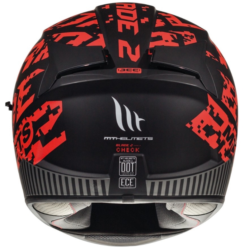 Integralna motociklistička kaciga MT Blade 2 SV Check crno-crvena