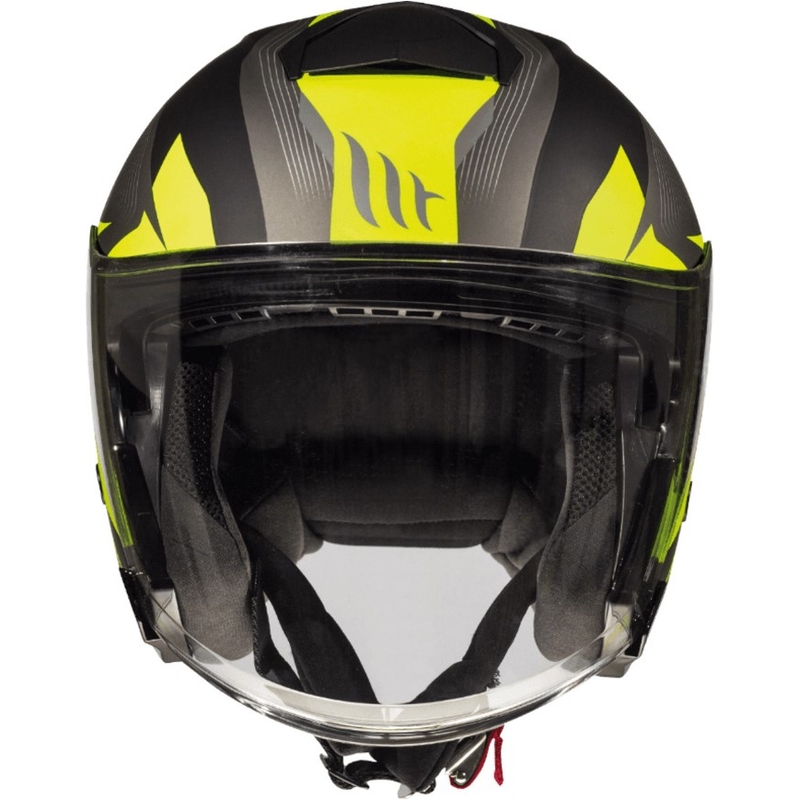 MT Thunder 3 SV Wing otvorena motociklistička kaciga crna-siva-fluo žuta rasprodaja