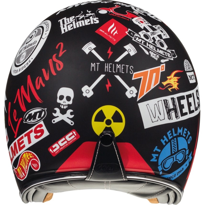 Otvorena motociklistička kaciga MT LeMans 2 SV Anarchy crna mat
