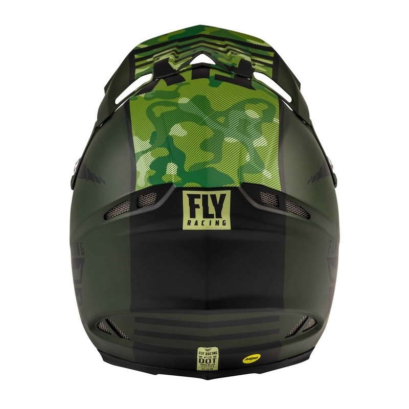Motocross kaciga FLY Racing F2 Carbon Granite crno-zelena