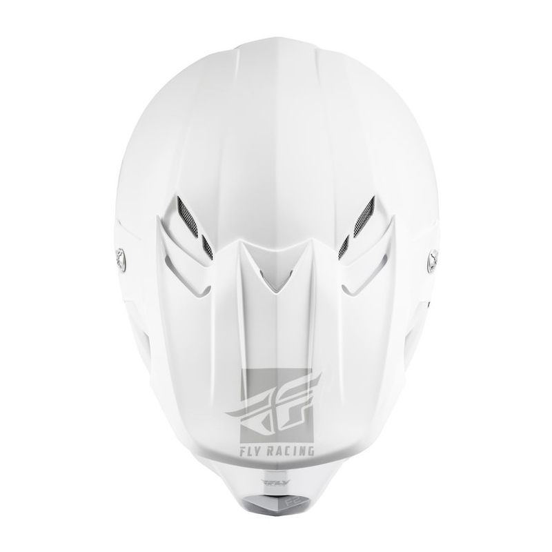 Motocross kaciga FLY Racing F2 Carbon Solid white