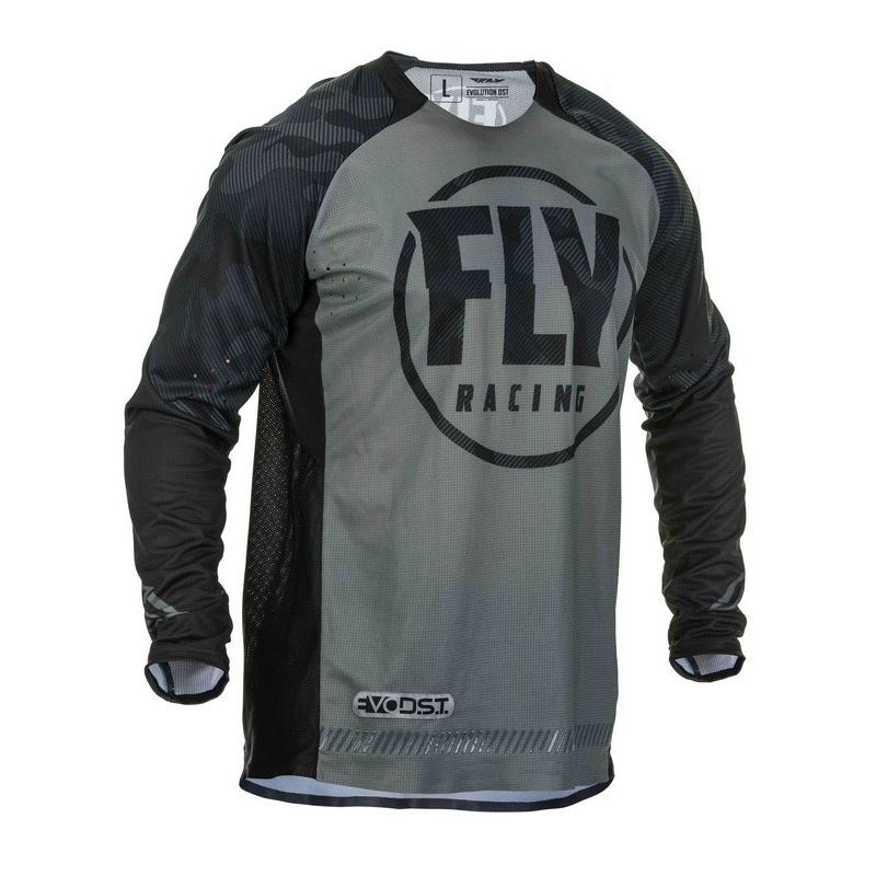 Motocross dres FLY Racing Evolution crno-sivi