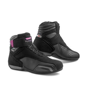 Ženske motorističke čizme Stylmartin Vector WP crno-roze