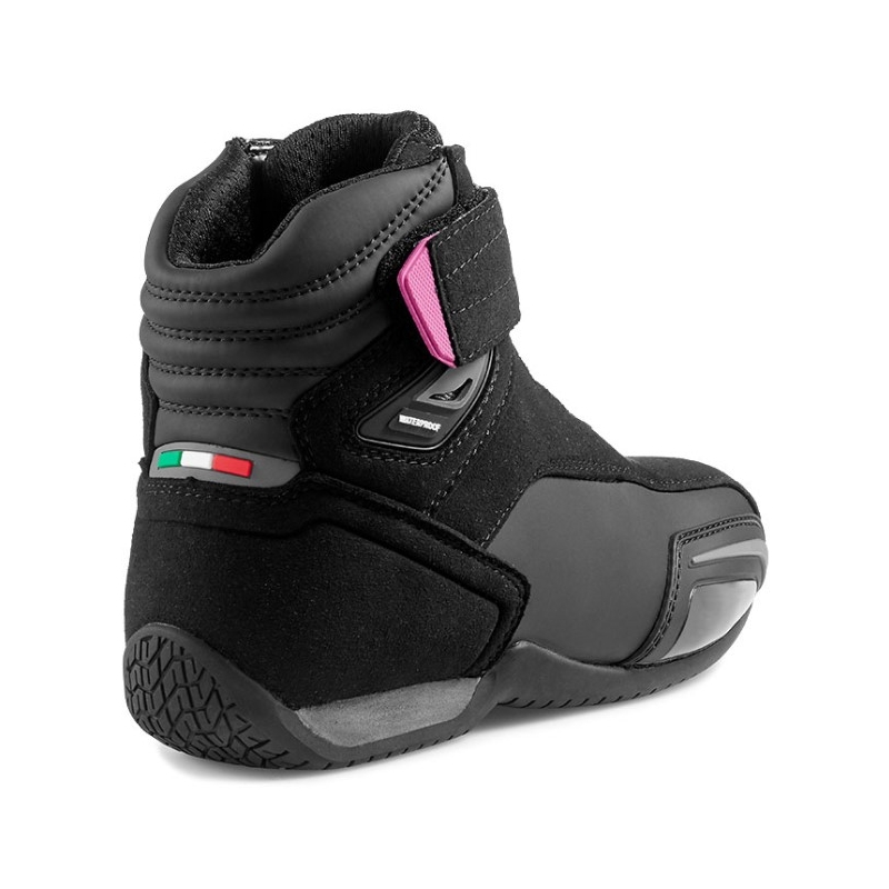 Ženske motorističke čizme Stylmartin Vector WP crno-roze