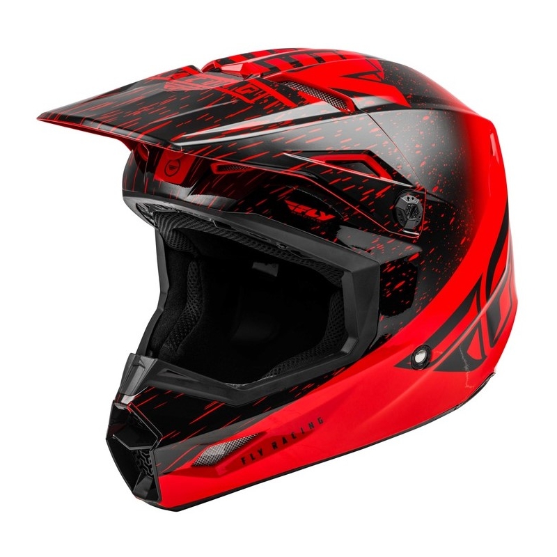 Motocross kaciga FLY Racing Kinetic K120 crveno-crna