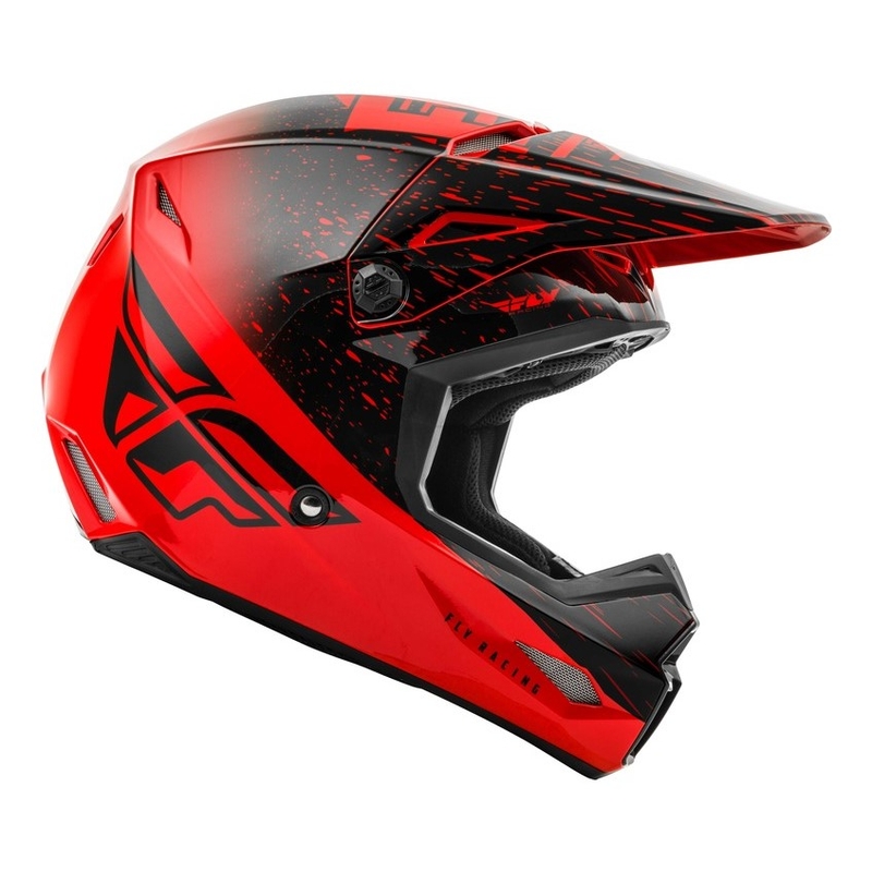 Motocross kaciga FLY Racing Kinetic K120 crveno-crna