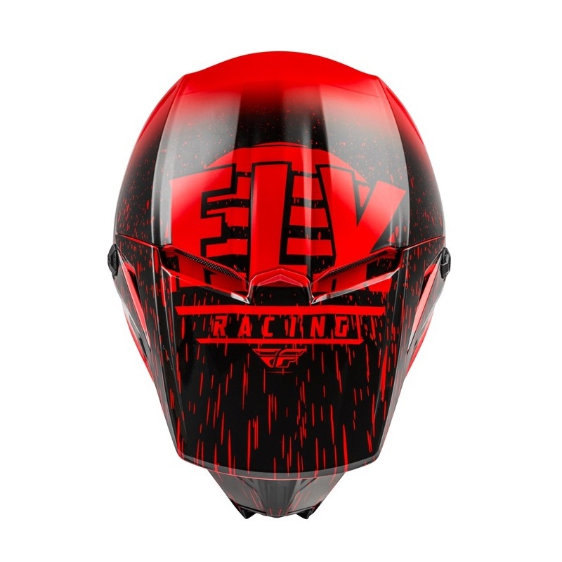 Motocross kaciga FLY Racing Kinetic K120 crveno-crna