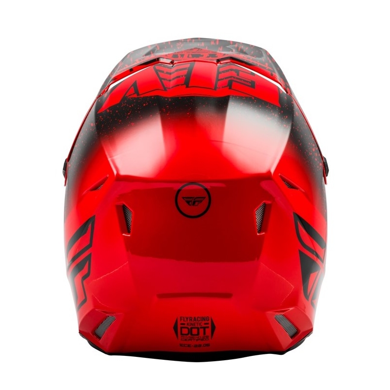 Motocross kaciga FLY Racing Kinetic K120 crveno-crna