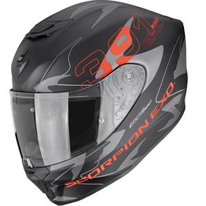 Scorpion EXO-391 Key full-face motociklistička kaciga mat crno-srebrno-crvena