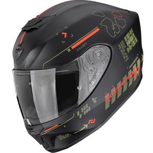 Scorpion EXO-391 Iron integralna motociklistička kaciga mat crno-zeleno-crvena