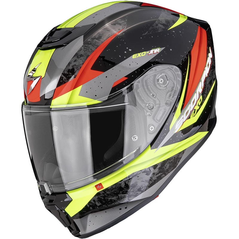 Scorpion EXO-JNR Air Tako dječja motociklistička kaciga crno-fluo žuto-crvena