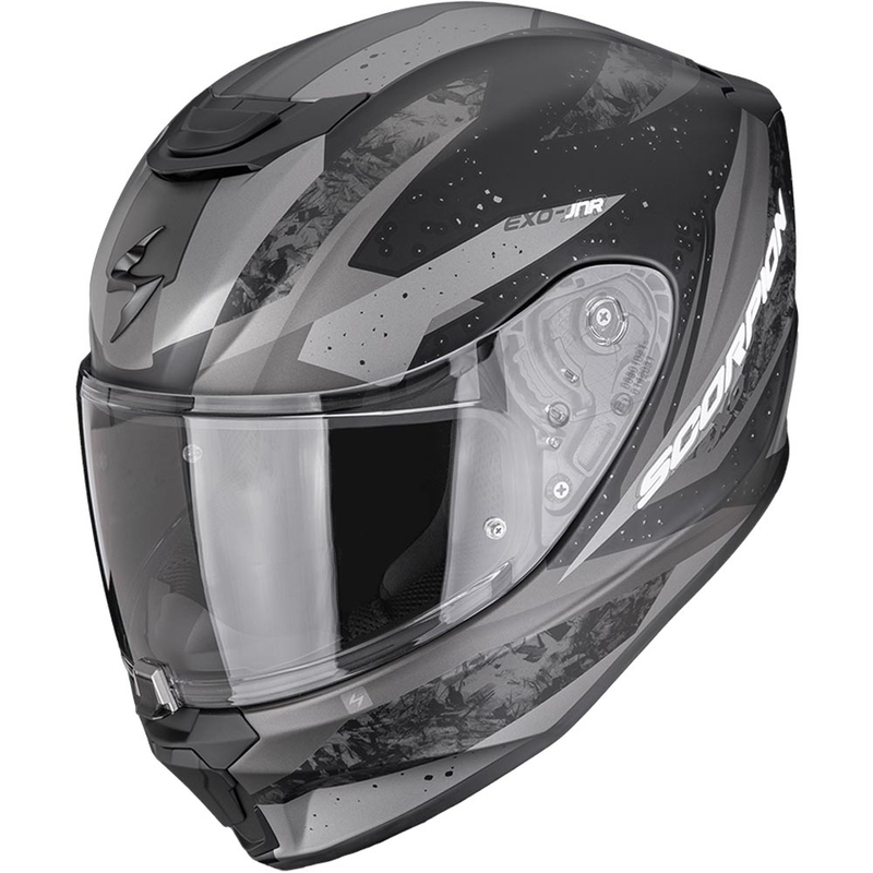 Scorpion EXO-JNR Air Tako dječja motociklistička kaciga mat crno-srebrna