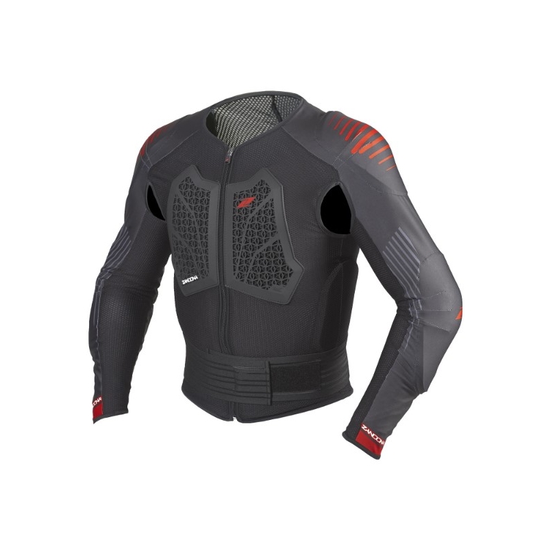 Štitnik za tijelo Zandona Action X6 crno-crveni 160-169 cm