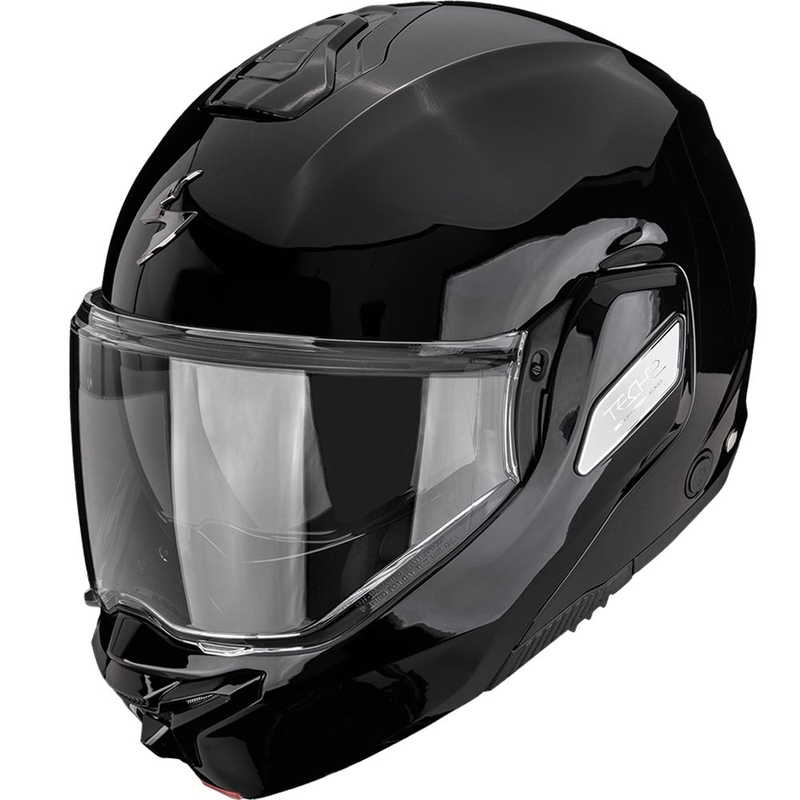 Scorpion EXO-TECH II Solid preklopna motociklistička kaciga crna