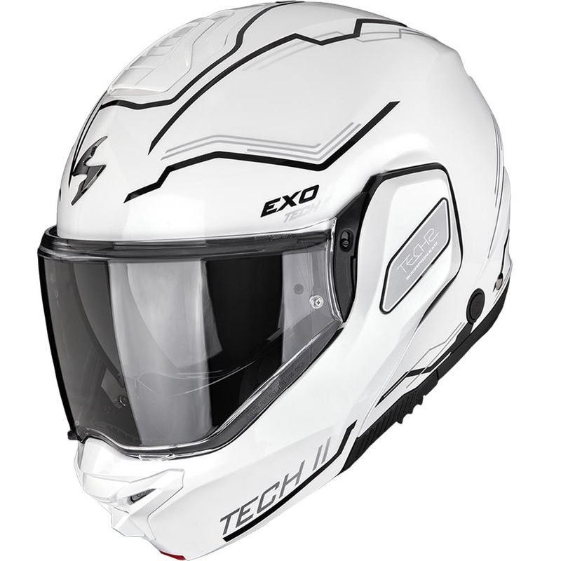 Scorpion EXO-TECH II Dash preklopna motociklistička kaciga bijelo-srebrno-crna