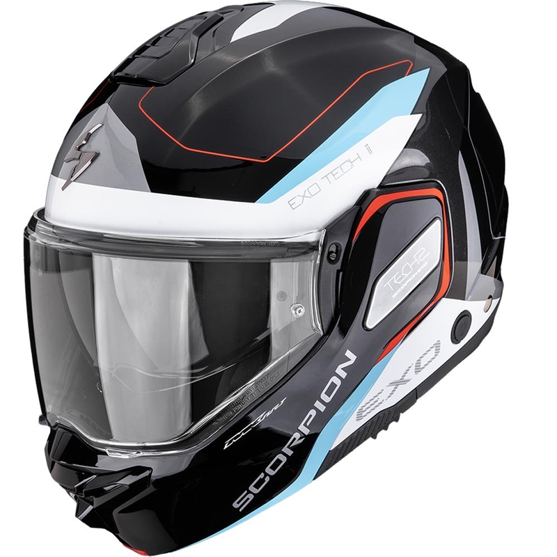 Scorpion EXO-TECH II Passager preklopna motociklistička kaciga crno-bijelo-plava