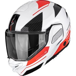 Scorpion EXO-TECH II Void preklopna motociklistička kaciga bijelo-srebrno-crvena