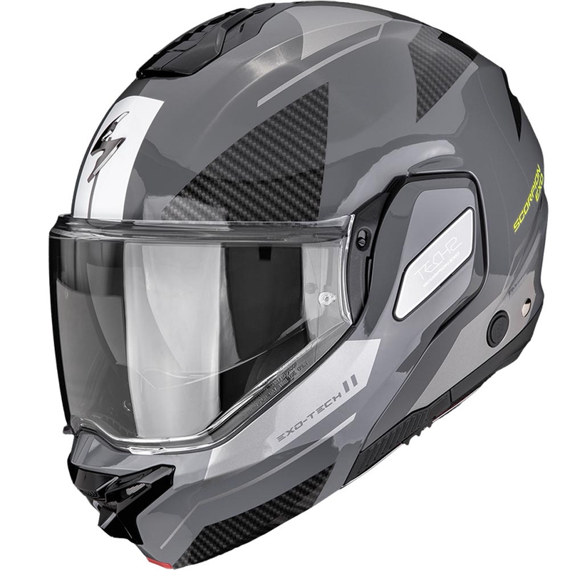 Scorpion EXO-TECH II Void preklopna motociklistička kaciga srebrno-fluo žuta