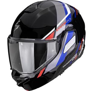 Scorpion EXO-TECH II Markus preklopna motociklistička kaciga crno-plavo-crvena